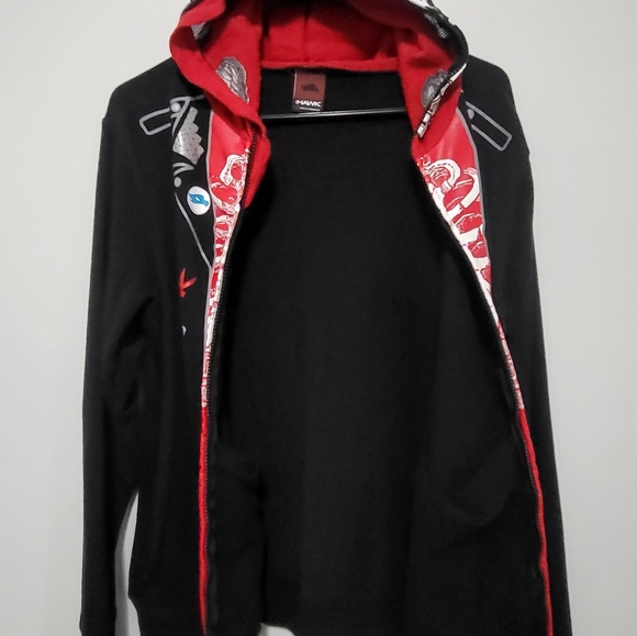 Kids Skull Hoodie Sweatshirt Jacket - Picture 5 of 7